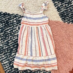 Striped Carter’s Dress in Red, Blue, and White